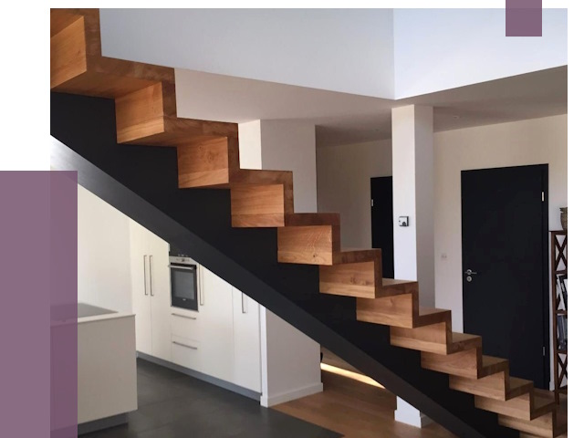 Изготовление деревянных лестниц в Костомукше от 86717 руб. | ПРОЛЁТ-Ктм