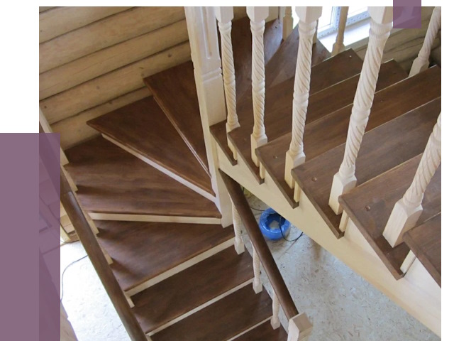 Реставрация деревянных лестниц в Костомукше от 4285 руб.