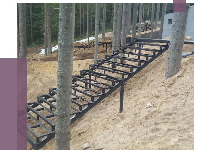 Монтаж металлических лестниц в Костомукше от 13518 руб. 