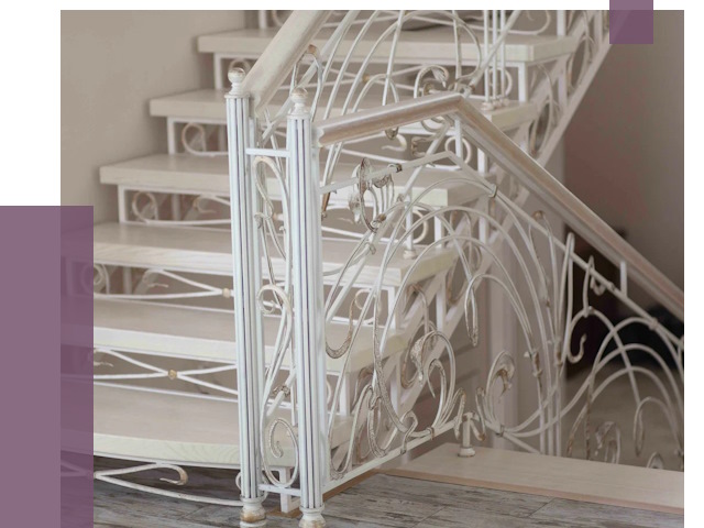 Изготовление кованых лестниц на заказ в Костомукше от 86717 руб. | ПРОЛЁТ-Ктм