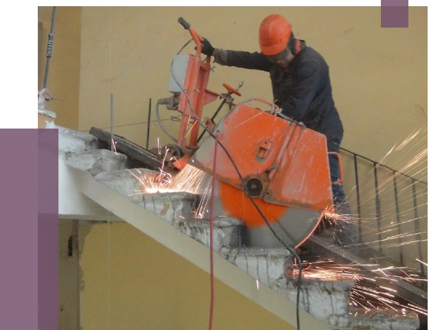 Демонтаж бетонных лестниц в Костомукше от 4591 руб. за м2 | ПРОЛЁТ-Ктм