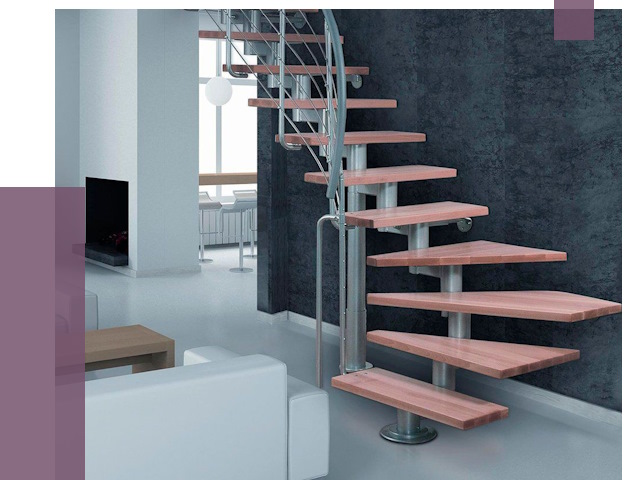 Модульные лестницы в Костомукше от 16833 руб. — купить в ПРОЛЁТ-Ктм