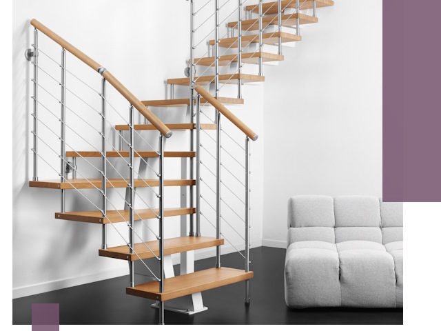 Модульные лестницы под ключ в Костомукше — монтаж и изготовление