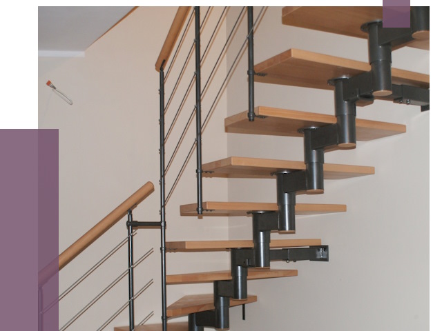 Изготовление модульных лестниц в Костомукше от 11477 руб. 