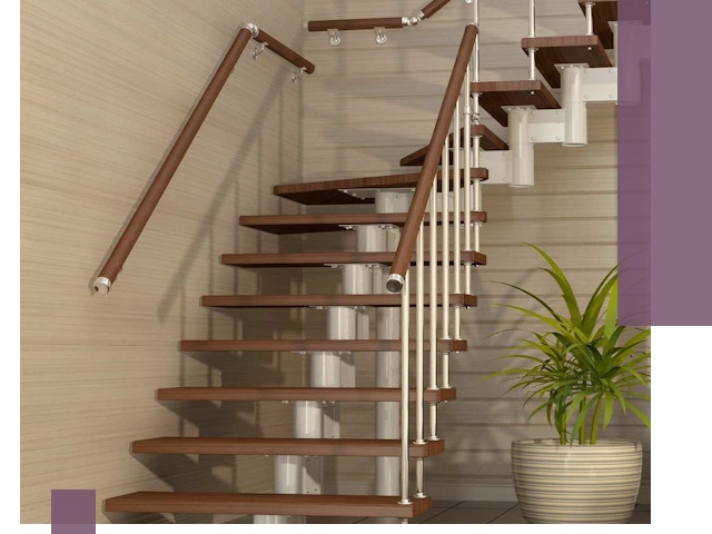 Изготовление модульных лестниц под ключ в Костомукше