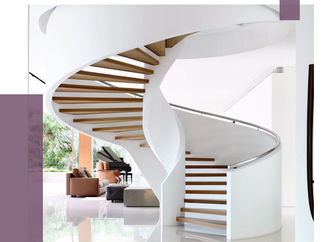 Винтовые лестницы в Костомукше под ключ от 48460 руб. | ПРОЛЁТ-Ктм