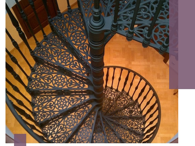 Винтовые лестницы под ключ в Костомукше: производство и монтаж