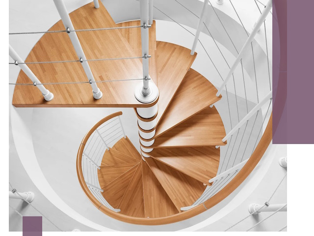 Изготовление винтовых лестниц под ключ в Костомукше