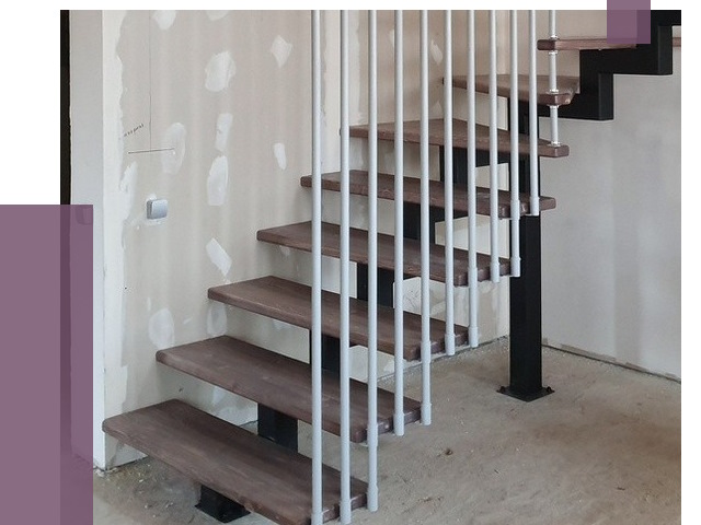 Монтаж лестниц на больцах в Костомукше от 8366 руб. — надежно| ПРОЛЁТ-Ктм