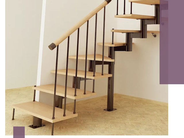 Монтаж лестниц на больцах в Костомукше — быстро и надежно