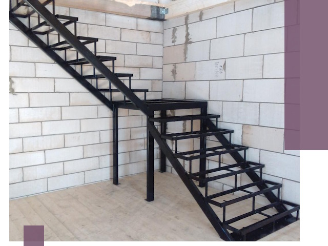 Лестницы на металлокаркасе под ключ в Костомукше — изготовление и монтаж