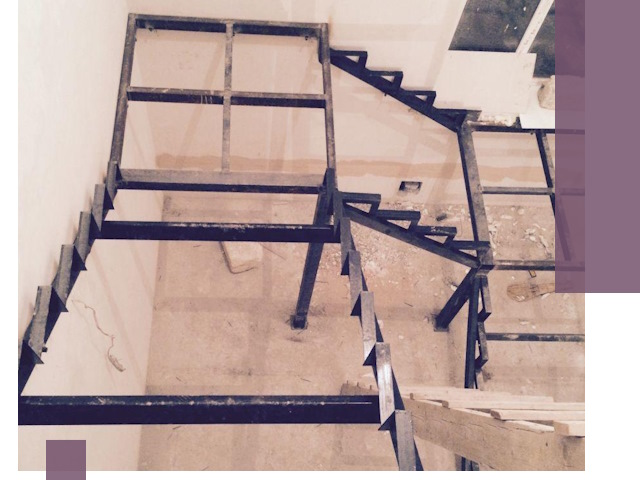 Монтаж лестниц на металлокаркасе в Костомукше быстро и качественно