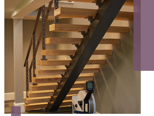 Лестницы на монокосоурах под ключ в Костомукше - изготовление и монтаж