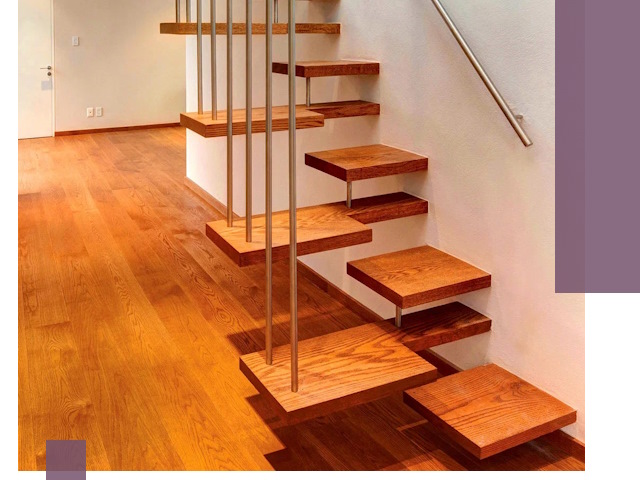 Лестницы «гусиный шаг» на заказ в Костомукше для узких пространств