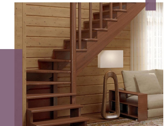 Лестницы эконом класса в Костомукше от 18211 руб. бюджетные решения