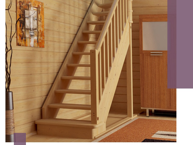 Лестницы эконом класса под ключ в Костомукше — недорого и быстро