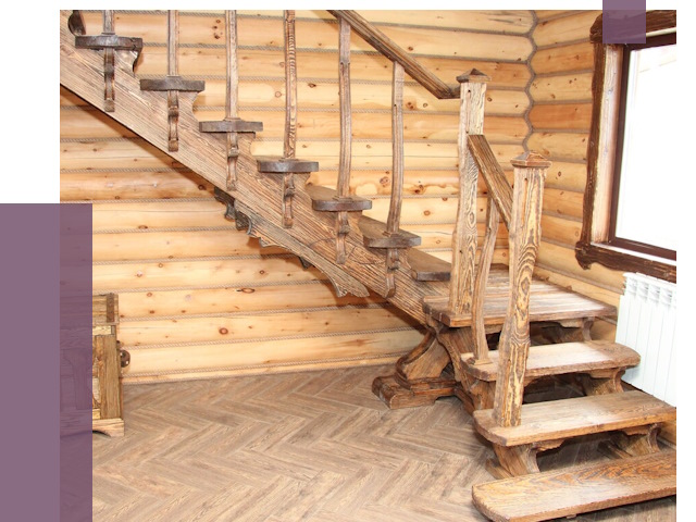 Лестницы в баню в Костомукше от 19078 руб. — изготовление | ПРОЛЁТ-Ктм