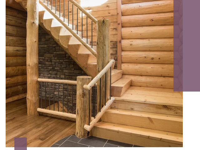 Лестницы в баню под заказ и профессиональный монтаж в Костомукше