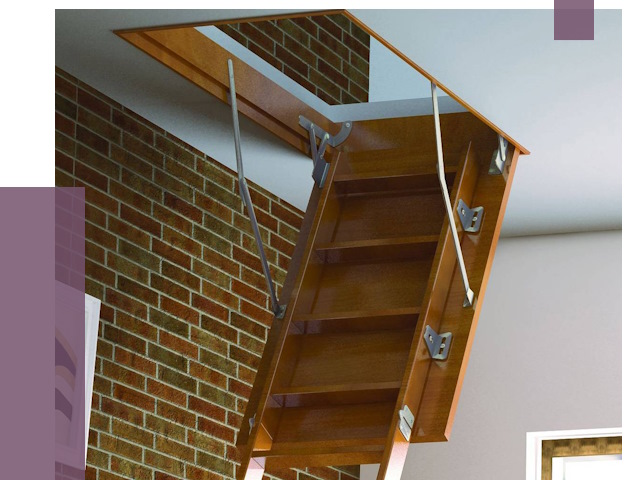 Установка чердачной лестницы в Костомукше от 7805 руб. | ПРОЛЁТ-Ктм