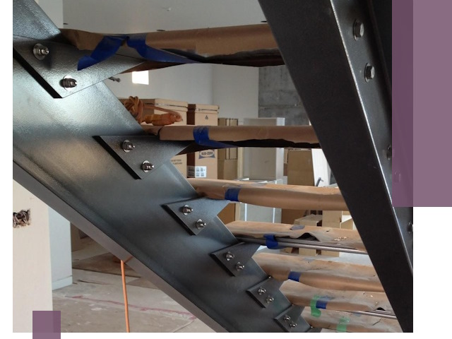 Усиление лестничных конструкций и усиление опор в Костомукше