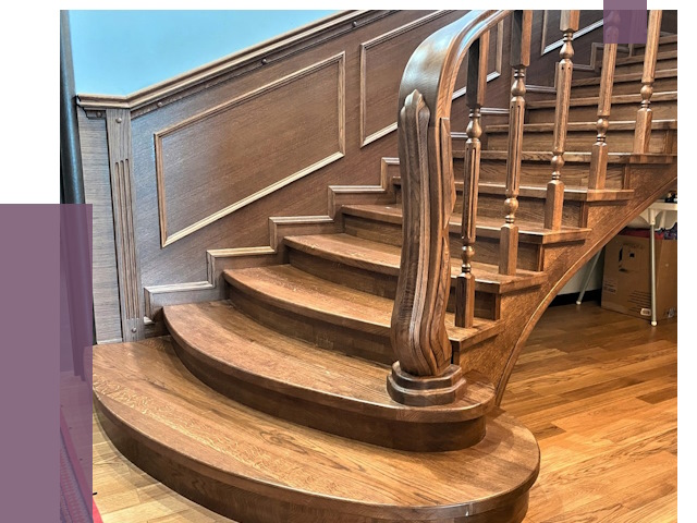 Дубовые лестницы под ключ в Костомукше от 175985 руб. — ПРОЛЁТ-Ктм