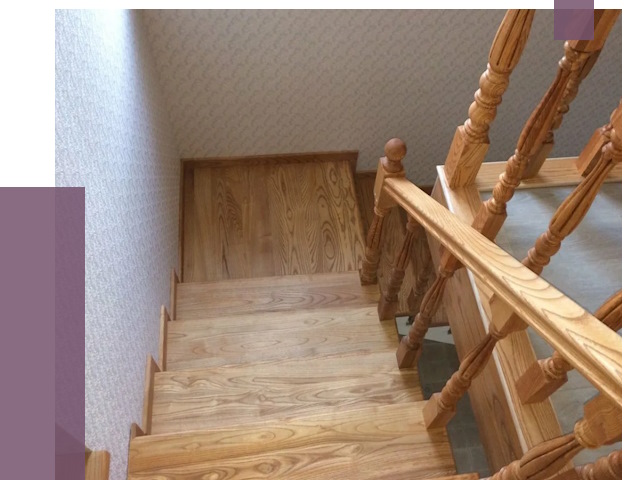 Сосновые лестницы в Костомукше под ключ от 8060 руб.  | ПРОЛЁТ-Ктм