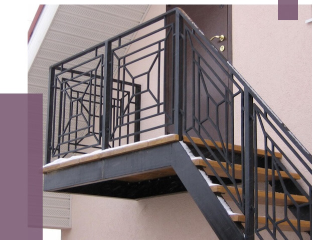 Металлические перила в Костомукше от 4285 руб.  | ПРОЛЁТ-Ктм