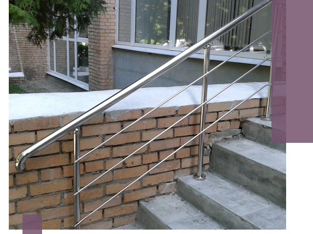 Перила из нержавеющей стали высокого качества в Костомукше