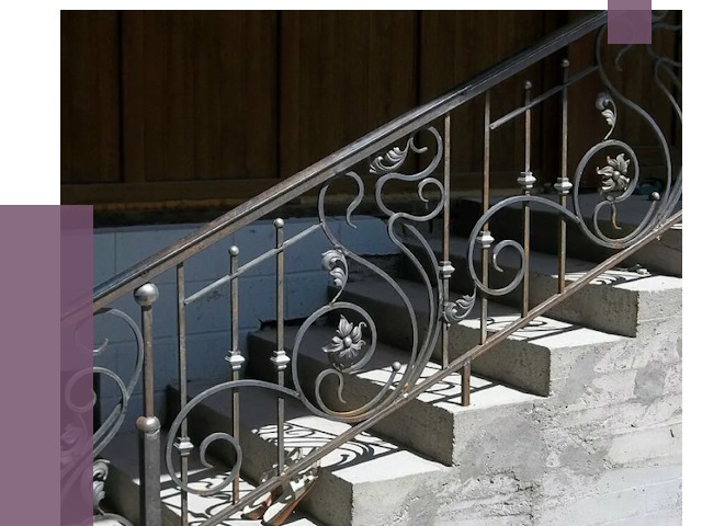 Кованые перила в Костомукше от 8672 руб. под ключ — качество от ПРОЛЁТ-Ктм