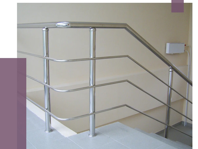 Алюминиевые перила в Костомукше от 6325 руб. под ключ | ПРОЛЁТ-Ктм