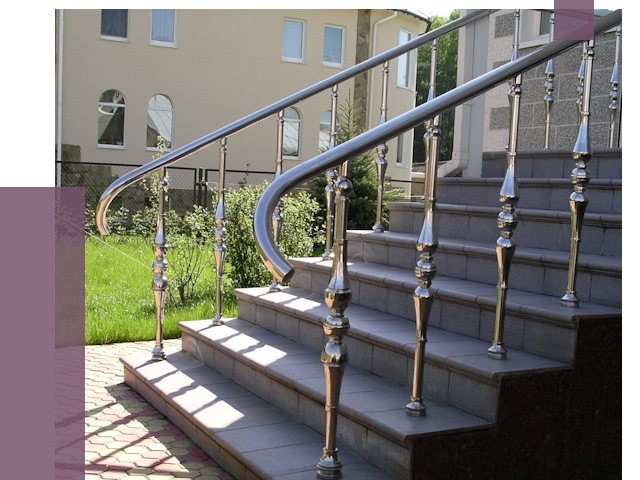 Перила для крыльца в Костомукше от 10712 руб. — монтаж ПРОЛЁТ-Ктм