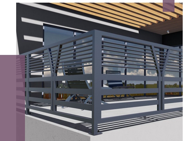 Изготовление балконных ограждений в Костомукше от 10712 руб. | ПРОЛЁТ-Ктм