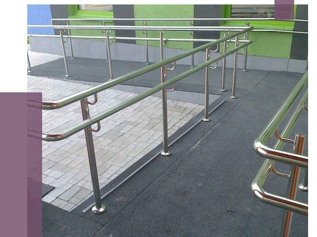 Ограждения пандусов в Костомукше от 4336 руб. монтаж | ПРОЛЁТ-Ктм