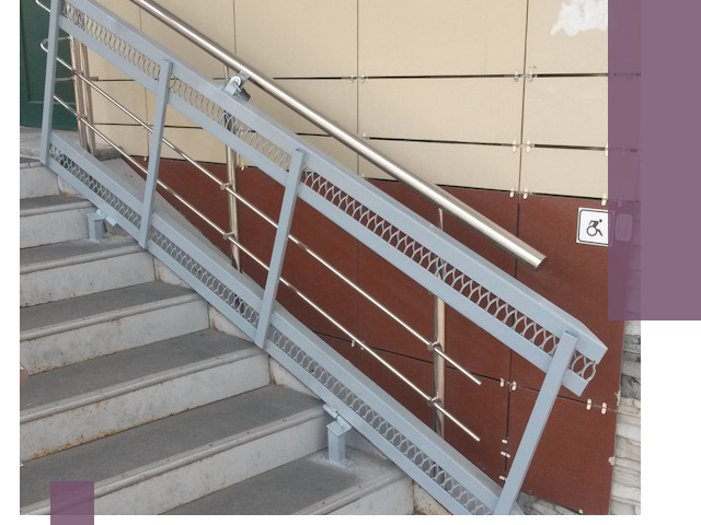 Изготовление откидных пандусов под ключ в Костомукше