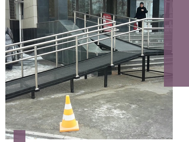 Стационарные пандусы под ключ в Костомукше — изготовление и монтаж