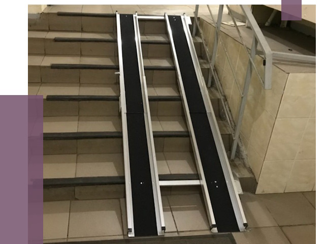 Установка пандуса в подъезд в Костомукше от 7958 руб. под ключ | ПРОЛЁТ-Ктм