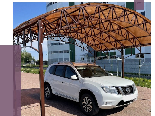 Недорогие навесы в Костомукше от 42848 руб.  | ПРОЛЁТ-Ктм