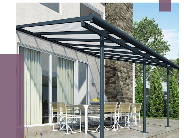 Навесы пристенные в Костомукше от 9080 руб. — монтаж и установка | ПРОЛЁТ-Ктм