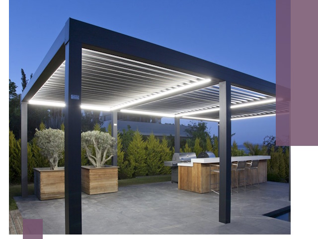 Навесы отдельно стоящие под ключ в Костомукше из металла и поликарбоната