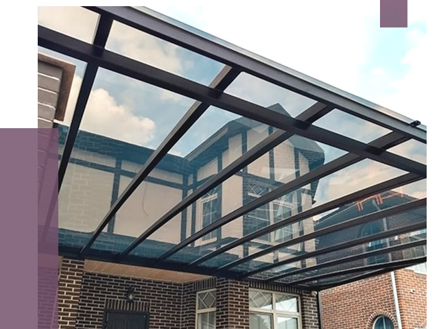 Навесы из поликарбоната в Костомукше от 8590 руб. под ключ — ПРОЛЁТ-Ктм