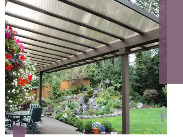 Навесы из поликарбоната под ключ в Костомукше быстро и надёжно