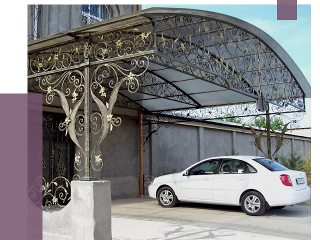 Кованые навесы в Костомукше от 14538 руб. | ПРОЛЁТ-Ктм