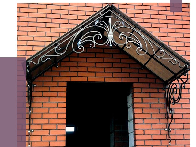 Металлические козырьки в Костомукше от 10661 руб. 