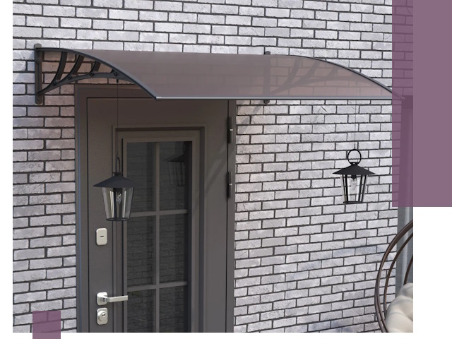 Недорогие козырьки и навесы под ключ в Костомукше