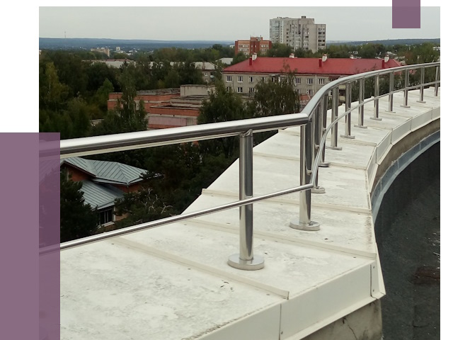 Парапеты и ограждения кровли в Костомукше от 4948 руб. 
