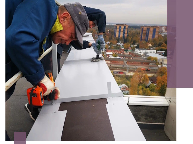 Монтаж парапетов в Костомукше — установка прочных металлических ограждений