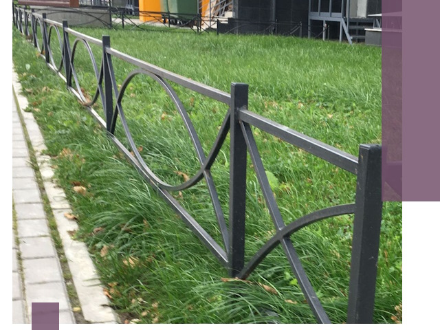 Газонные ограждения из металла в Костомукше — монтаж и продажа