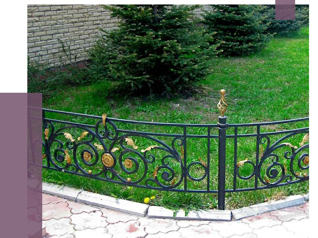 Кованые газонные ограждения в Костомукше от 7600 руб. — ПРОЛЁТ-Ктм