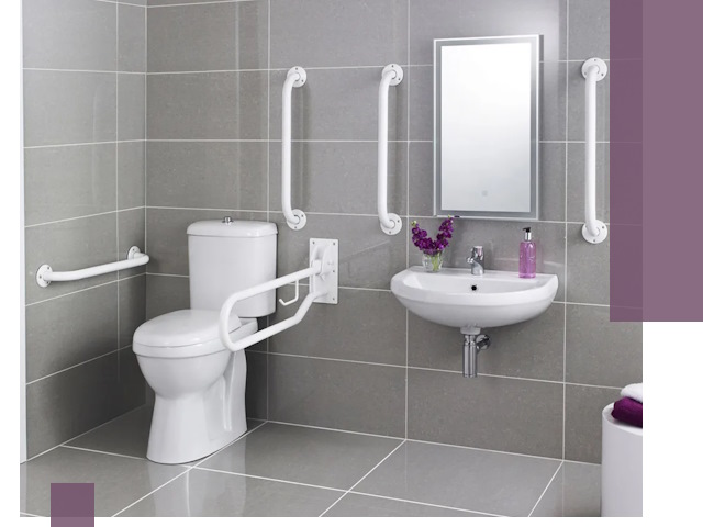 Поручни для санузлов в Костомукше: установка, ремонт и монтаж